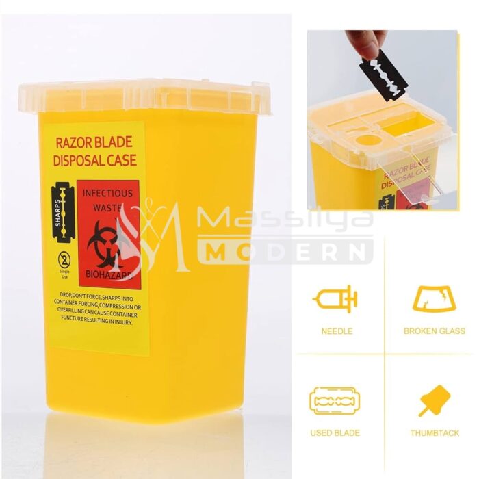 Razor Blade Disposal Case Conteneur de Sécurité pour Lames – Image 5