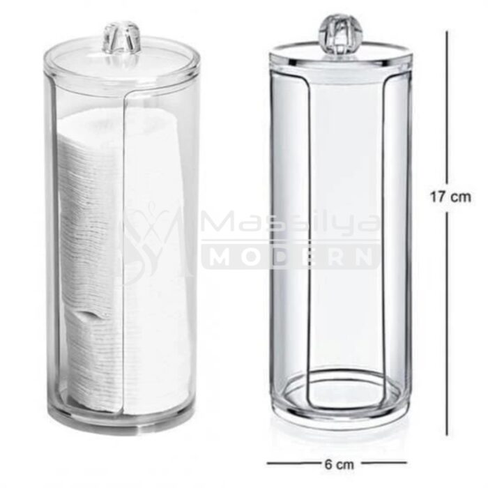 Boîte Distributeur de Cotons – Acrylique Transparent – Image 2