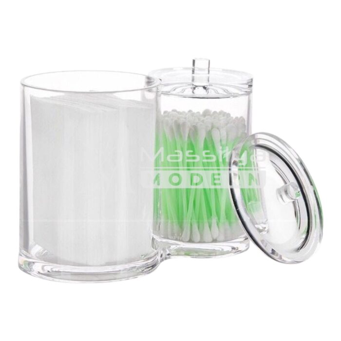 Boîte de Rangement Double – Acrylique Transparent – Image 2