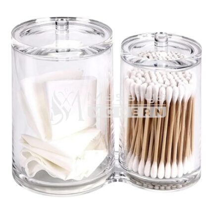 Boîte de Rangement Double – Acrylique Transparent