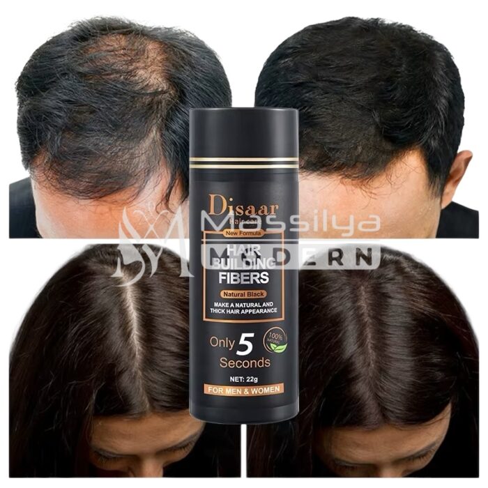 Disaar Hair Building Fibers Noir – Brun 22g – Image 4