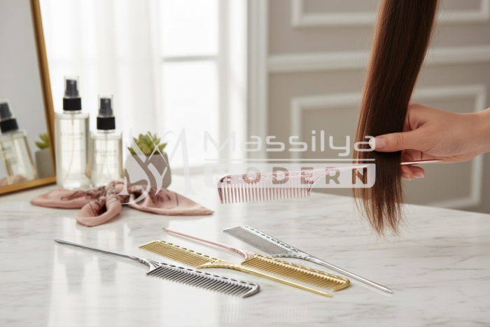 DK 40 Peigne de coiffure Métallique Professionnel à Pointe (Résistant à la Chaleur) – Image 4