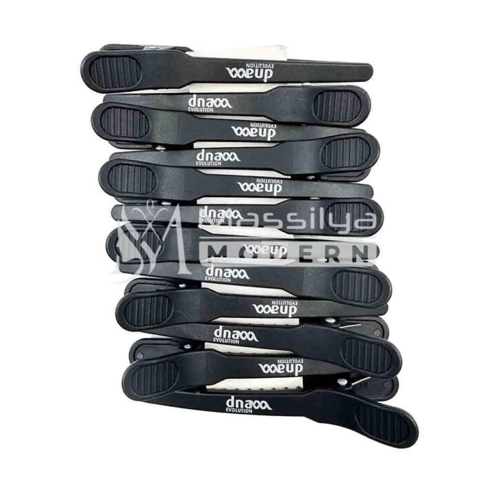 DNA Evolution Pinces plates à cheveux Carbone 12 pièces – Image 2