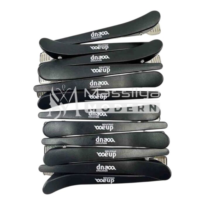 DNA Evolution Pinces plates à cheveux plastique ABS & Métal 12 pièces – Image 2