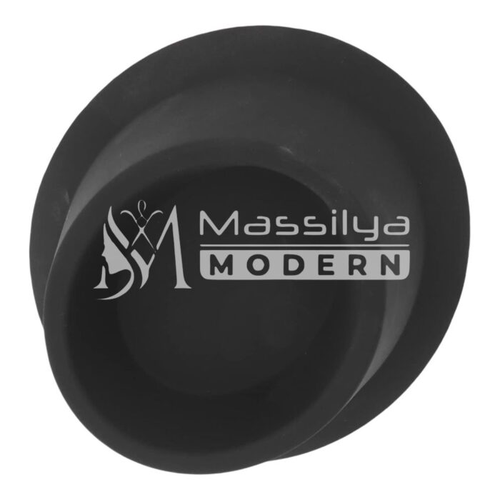 Tapis en silicone pour nettoyage de rasoir noir – Image 2