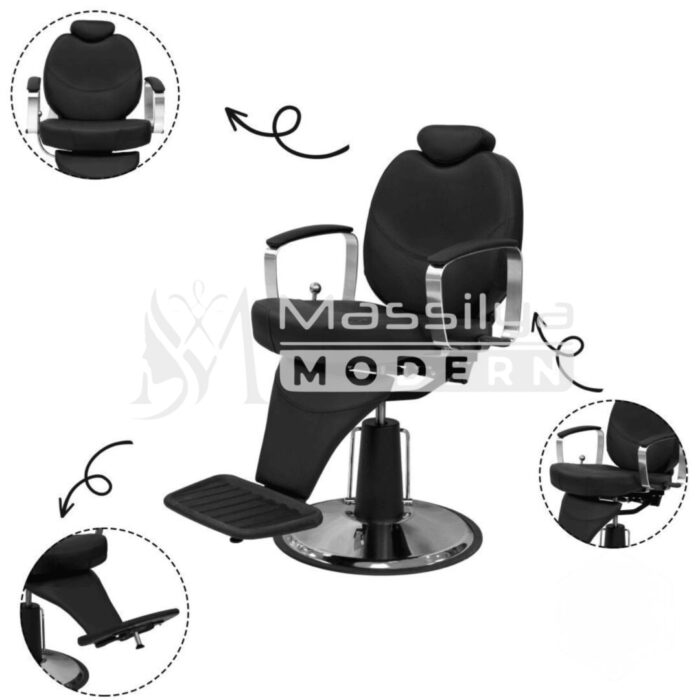 Fauteuil mixte de coiffeur 1045 – Image 3