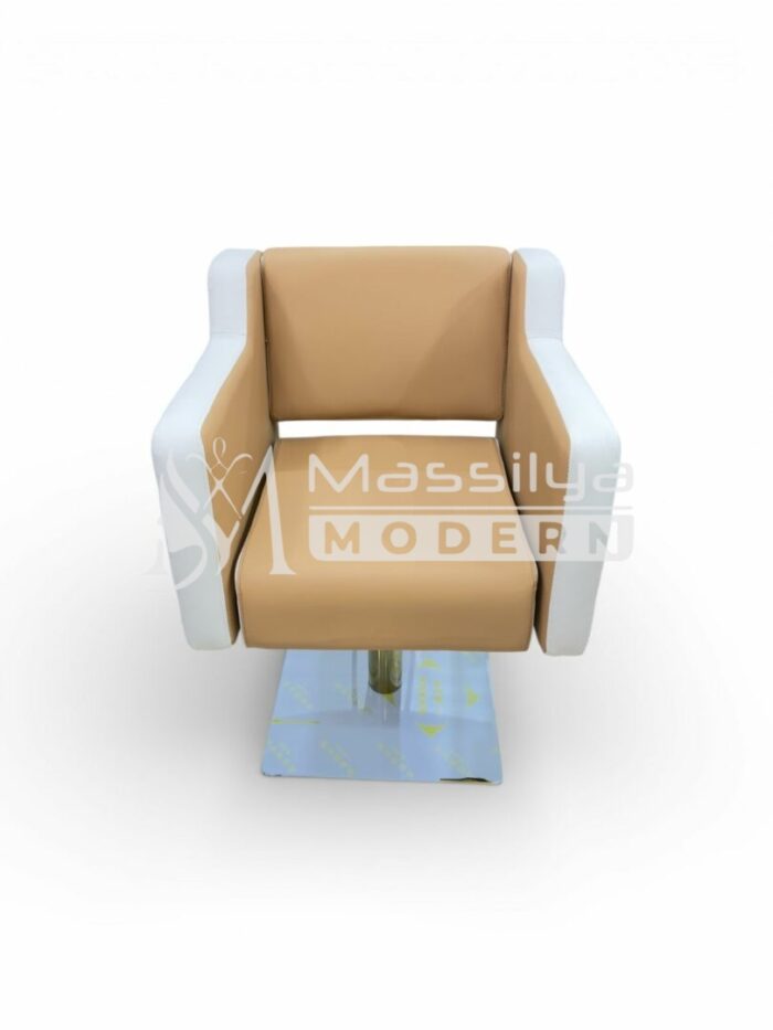 Fauteuil Professionnel de Coiffure Base Gold & Pompe Hydraulique Renforcée – Image 5