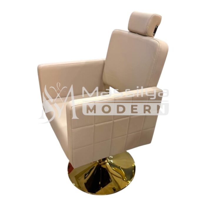 Fauteuil Professionnel Coiffure & Maquillage Base Gold Inclinable – Image 3