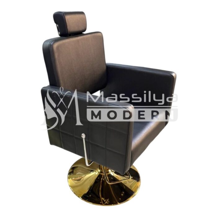 Fauteuil Professionnel Coiffure & Maquillage Base Gold Inclinable – Image 4