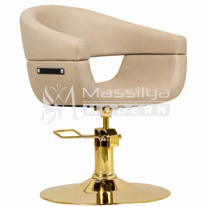 Fauteuil de Coiffure (Base Gold ou Chrome) – Image 19