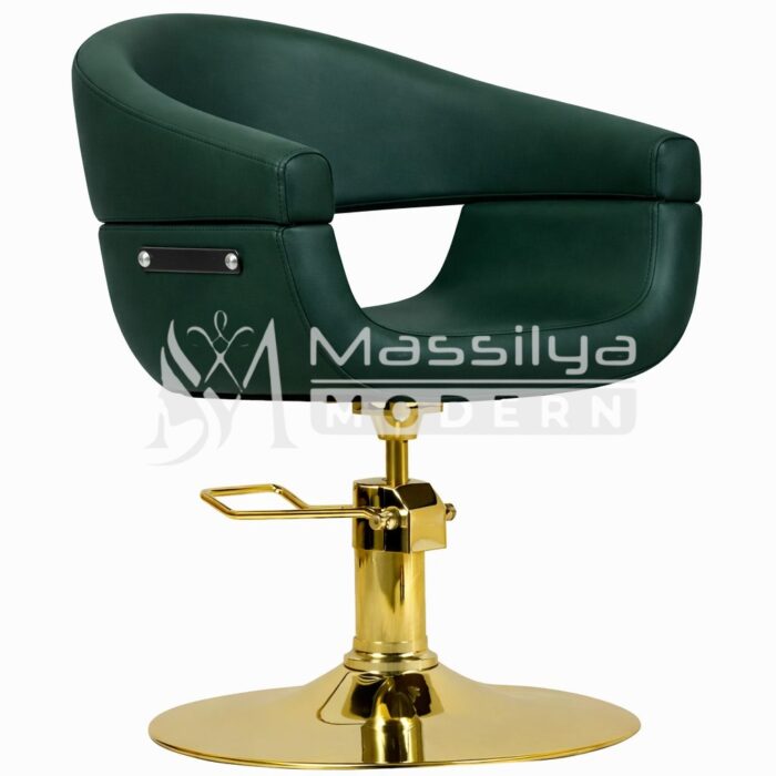 Fauteuil de Coiffure (Base Gold ou Chrome) – Image 12