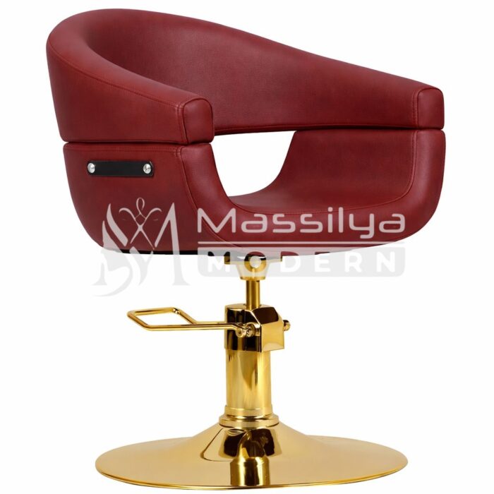 Fauteuil de Coiffure (Base Gold ou Chrome) – Image 8