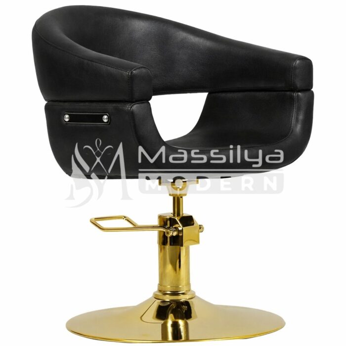Fauteuil de Coiffure (Base Gold ou Chrome) – Image 7