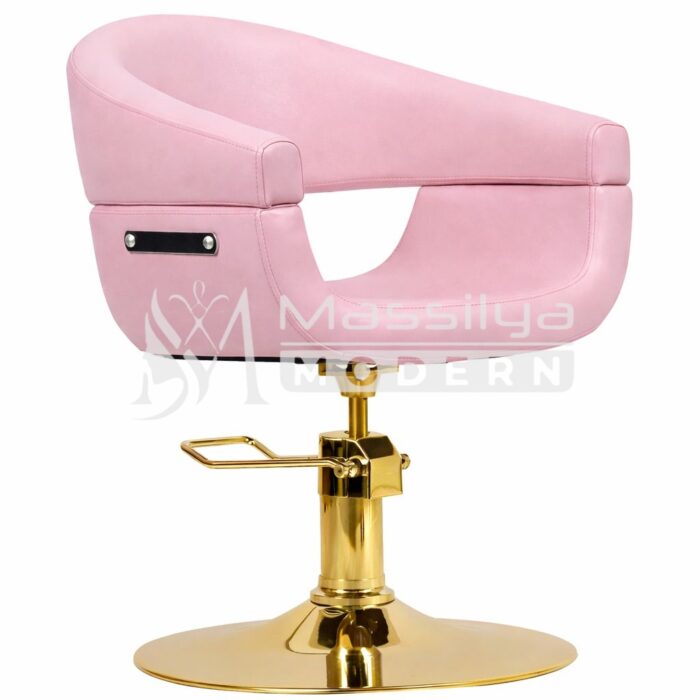 Fauteuil de Coiffure (Base Gold ou Chrome) – Image 14