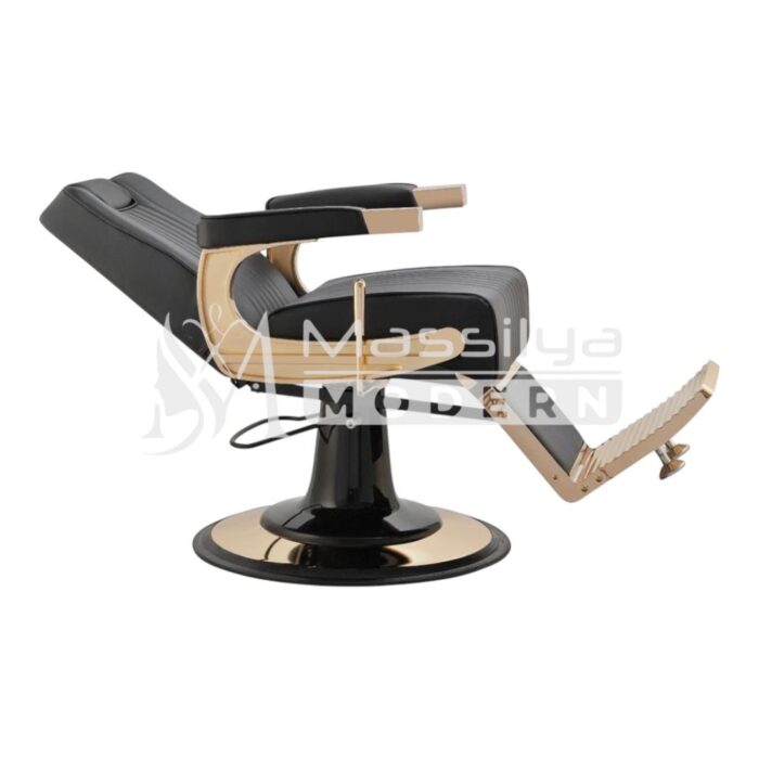 Fauteuil de Barbier –  Métal Gold Noir  – Image 3