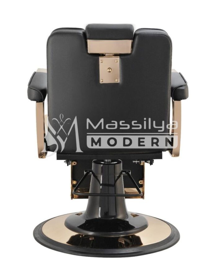 Fauteuil de Barbier –  Métal Gold Noir  – Image 5