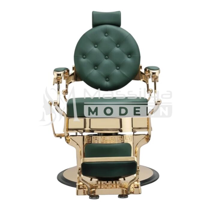 Fauteuil Barbier VIP Professionnel Luxe (Finition Gold) – Modèle Vintage – Image 2