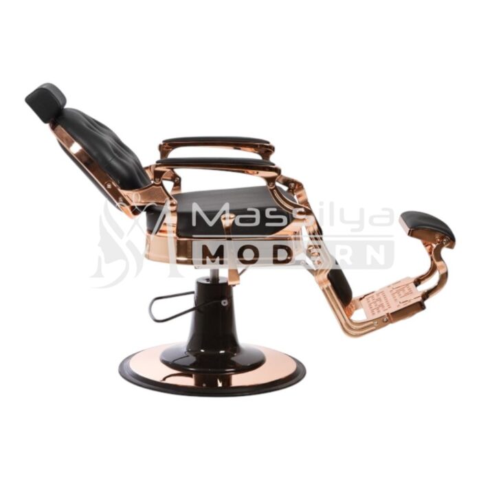Fauteuil Barbier VIP Professionnel Luxe (Finition Gold rose ) – Modèle Vintage – Image 2
