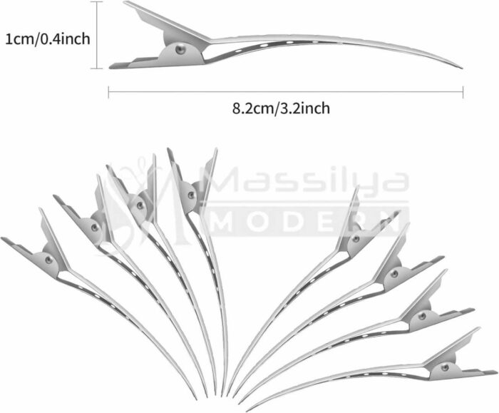 Pince plat de Cheveux metal 12 Pièces – Image 4