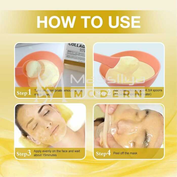 IREV masque peel off powder Collagen Jelly Mask – Hydratation & Élasticité 500g – Image 4