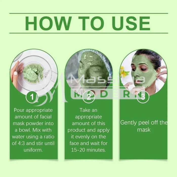 IREV masque peel off powder Fresh Mint  Refresh & Oil Control 500g – Image 3