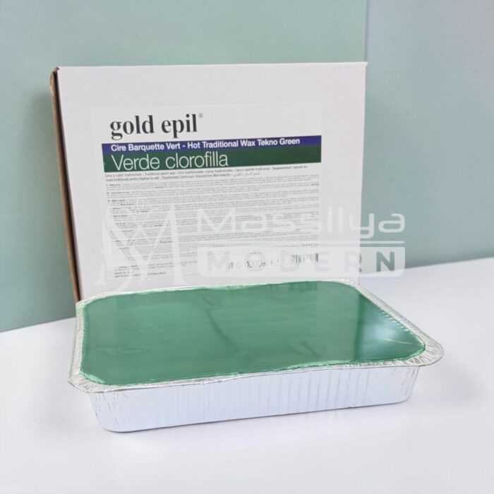 Gold Epil Cire chaude Barquette Verte  Chlorophylle 1000g – Image 2