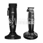 JRL ONYX tondeuse de Coupe professionnelle noir Sans fil + avec fil avec base – Image 6