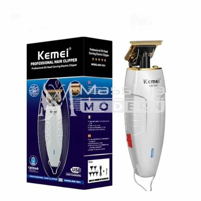 Kemei Tondeuse zéro Professionnelle Precision sans fil 1931 – Image 3