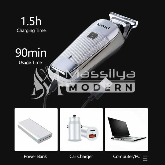 Kemei Tondeuse zéro Professionnelle Trimmer 5089 – Image 4