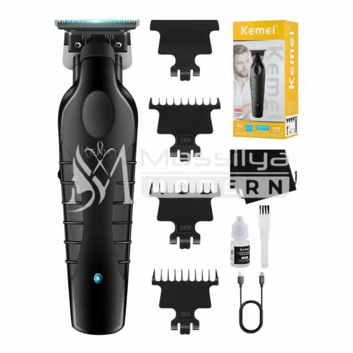 Kemei Tondeuse zéro Professionnelle Black Edition sans fil 2299 – Image 4
