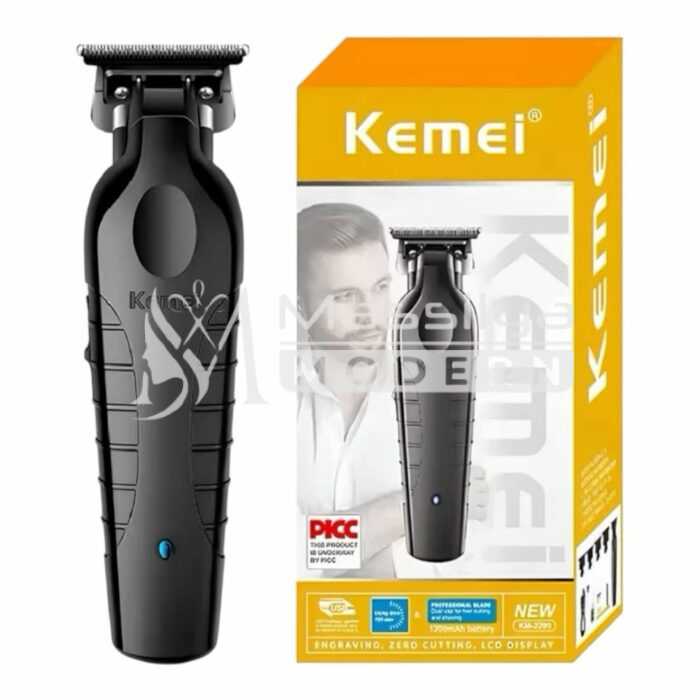 Kemei Tondeuse zéro Professionnelle Black Edition sans fil 2299 – Image 2