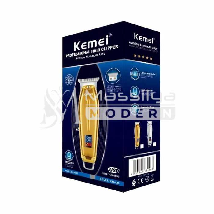 Kemei Tondeuse zéro Professionnelle Gold & Silver Edition 426 – Image 2