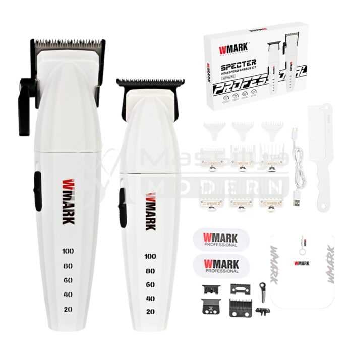 WMARK Kit Tondeuse de coupe et Finition Speed Barber – Image 3