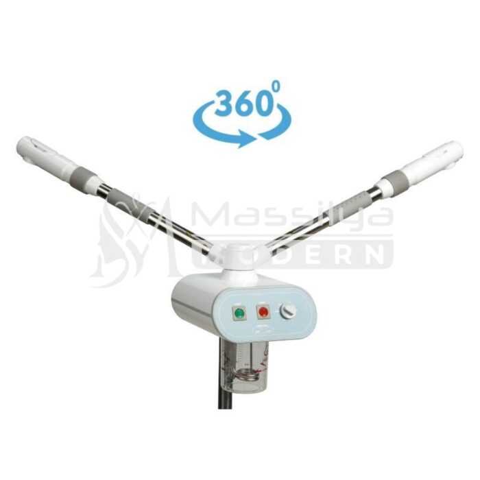 TRELAXA Vapozone Professionnel avec Ozone – Facial Steamer Bras 360° sur Pied – Image 3