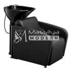 Fauteuil Lave tête Professionnel avec Repose-Pieds Électrique